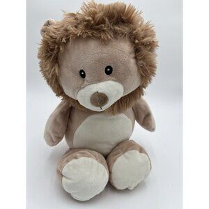 Kellytoy Kelly Baby 20" Lion Plush Stuffed Rattle Toy Lovey Safari Jungle Brown